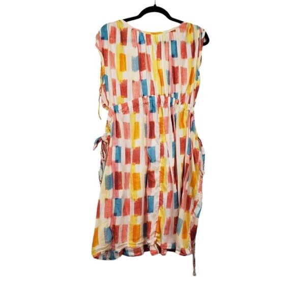 Anthropologie Womens Lilka Womens Painters Palette Side Cutout Dress Size M - Picture 7 of 8